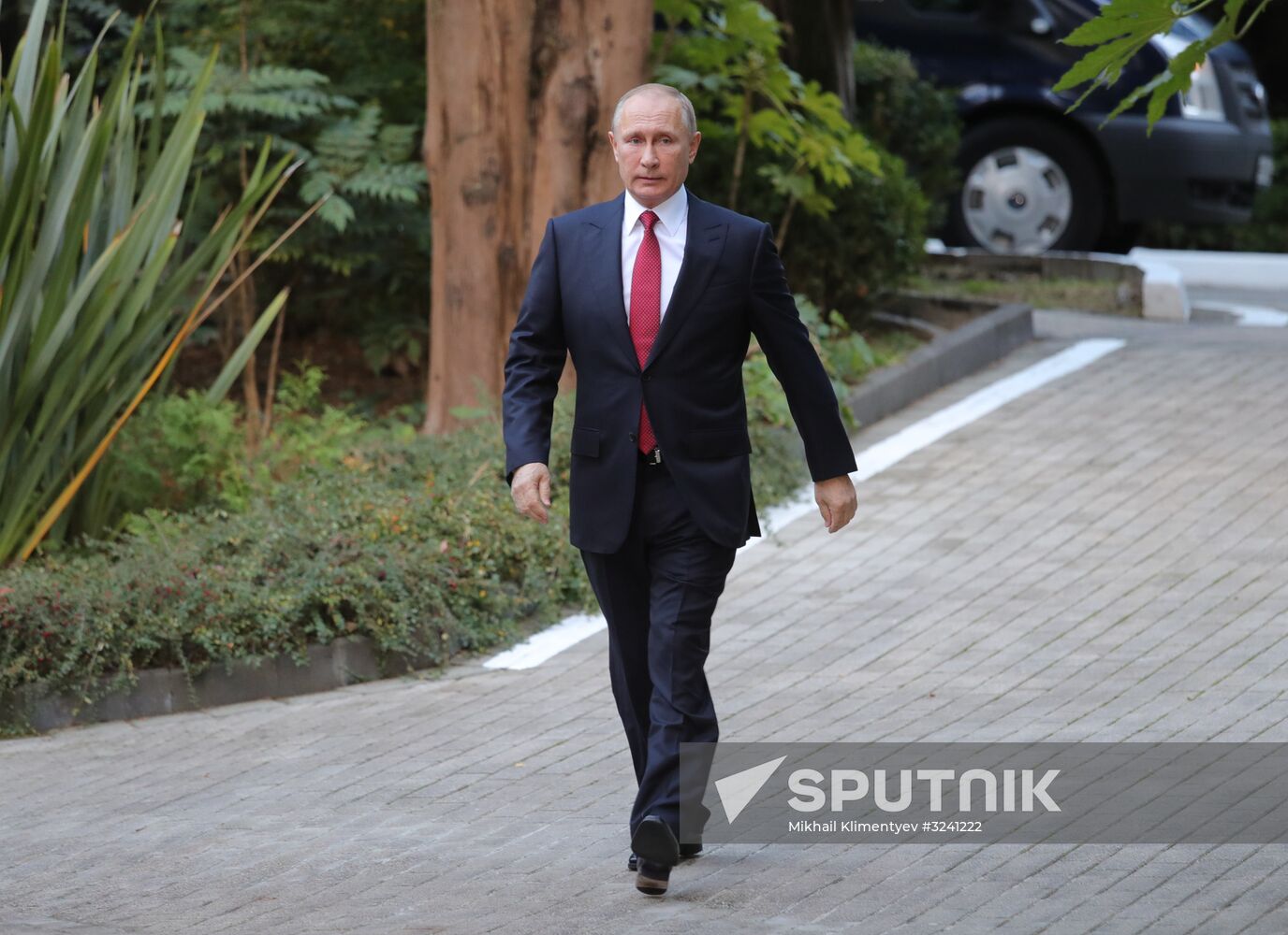 Meeting of Russian President Vladimir Putin, President of Iran Hassan Rouhani and President of Turkey Recep Tayyip Erdogan