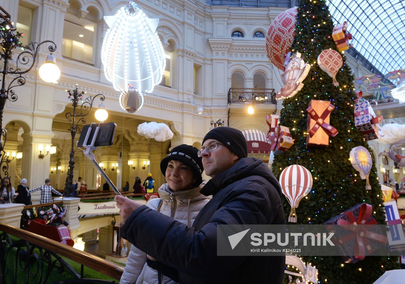 GUM department store ahead of New Year