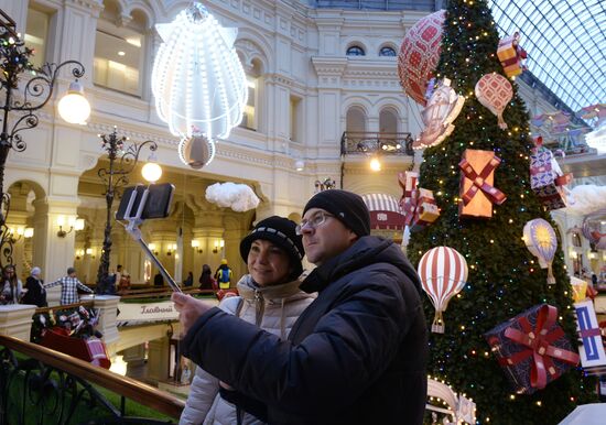 GUM department store ahead of New Year