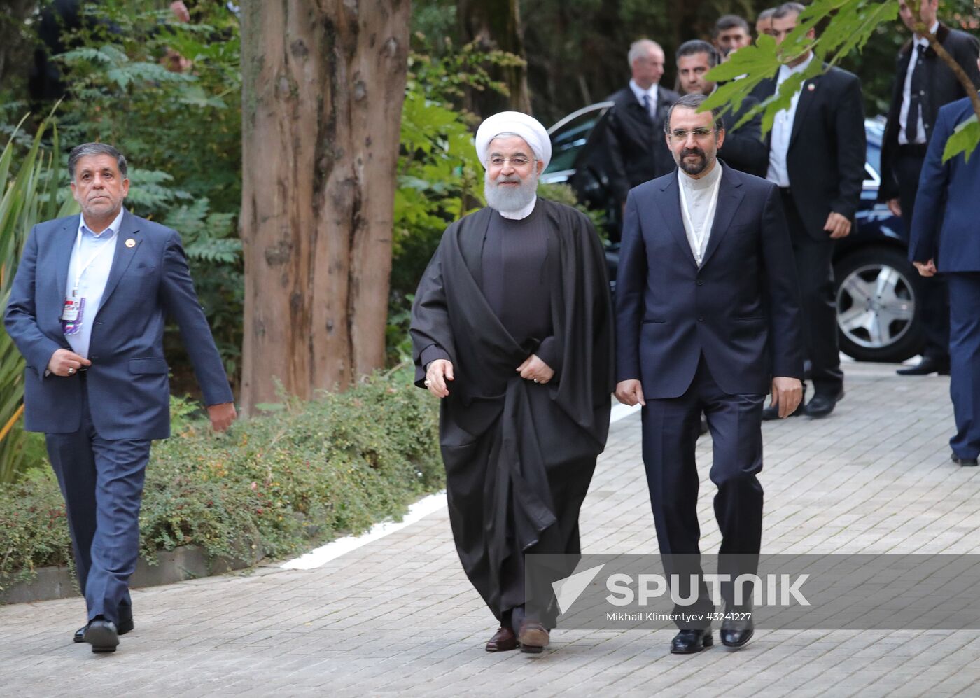 Meeting of Russian President Vladimir Putin, President of Iran Hassan Rouhani and President of Turkey Recep Tayyip Erdogan