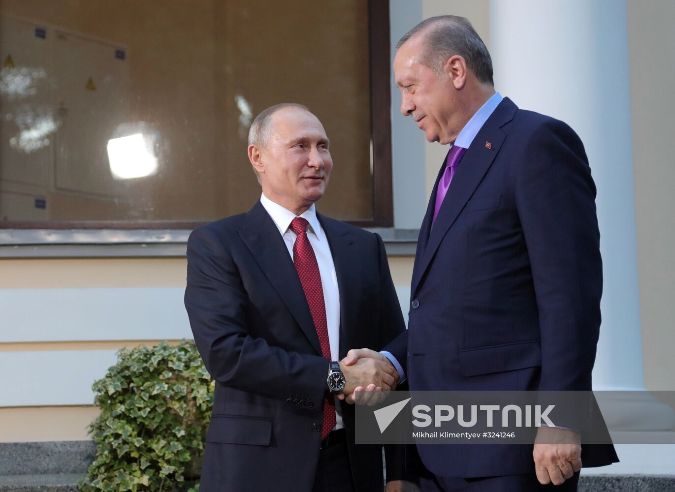 Meeting of Russian President Vladimir Putin, President of Iran Hassan Rouhani and President of Turkey Recep Tayyip Erdogan