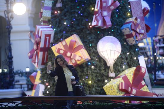 GUM department store ahead of New Year