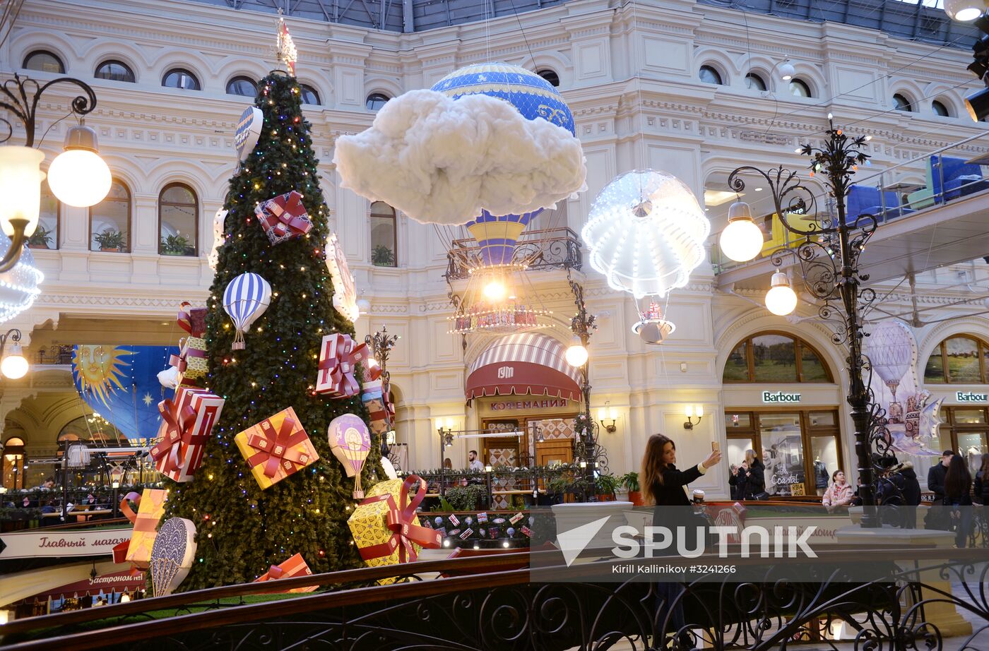 GUM department store ahead of New Year