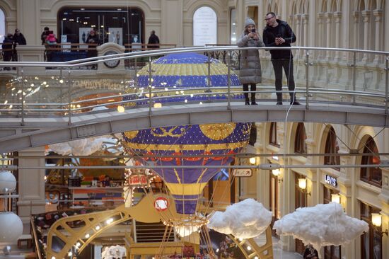 GUM department store ahead of New Year