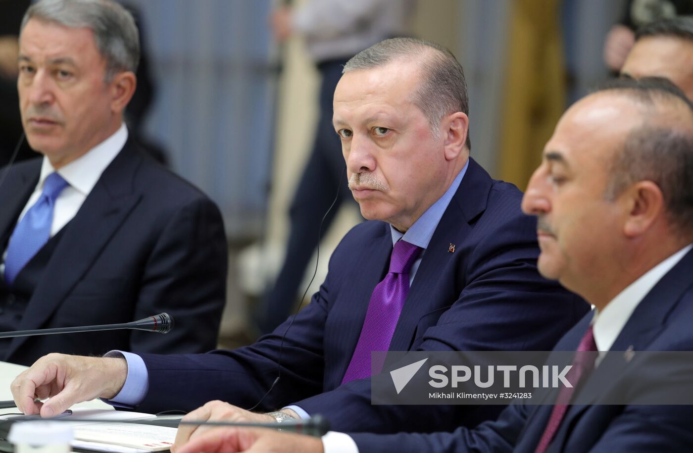 Meeting of Russian President Vladimir Putin, President of Iran Hassan Rouhani and President of Turkey Recep Tayyip Erdogan