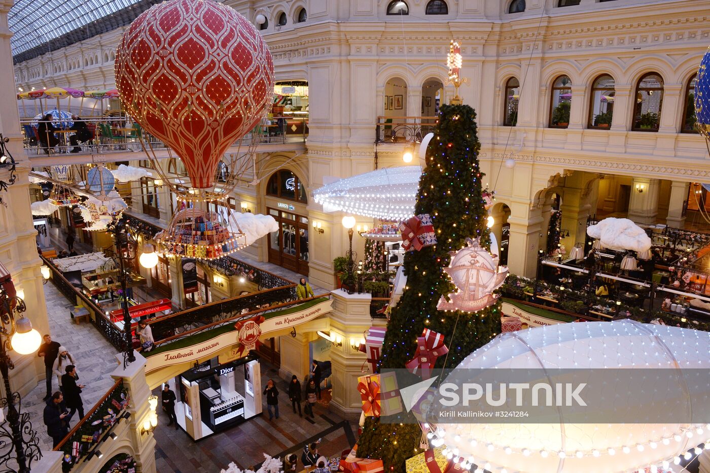 GUM department store ahead of New Year