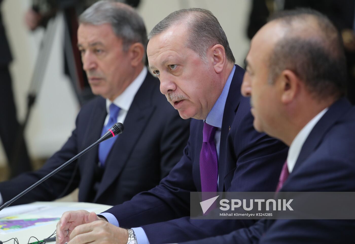 Meeting of Russian President Vladimir Putin, President of Iran Hassan Rouhani and President of Turkey Recep Tayyip Erdogan