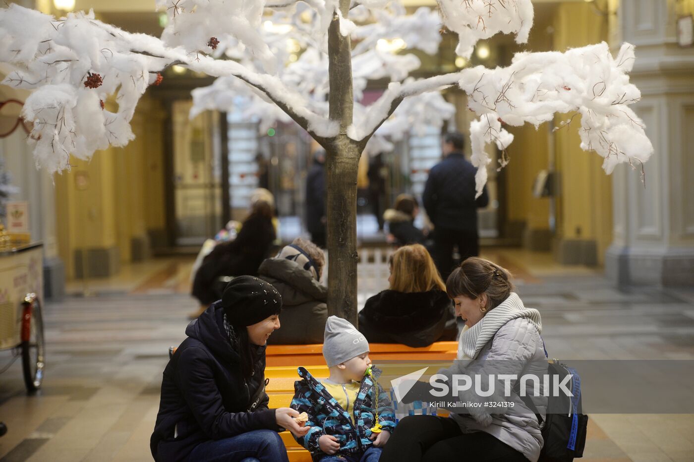 GUM department store ahead of New Year