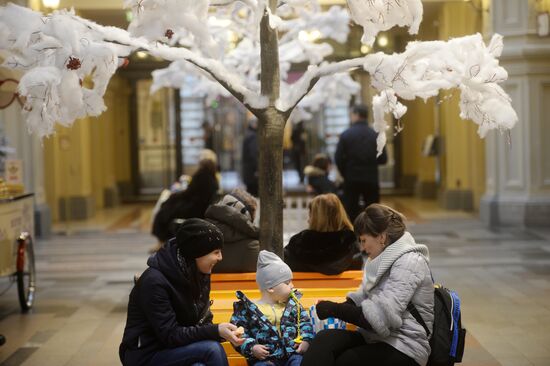 GUM department store ahead of New Year