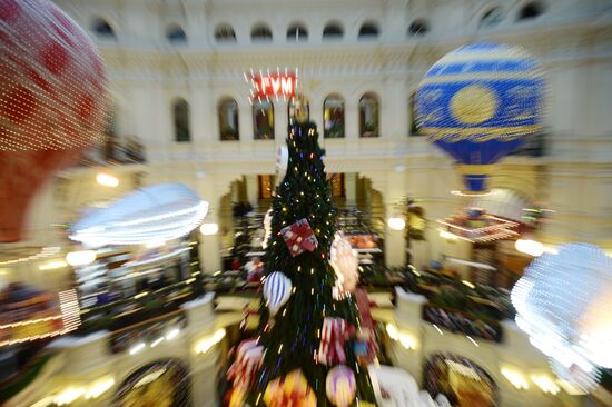 GUM department store ahead of New Year
