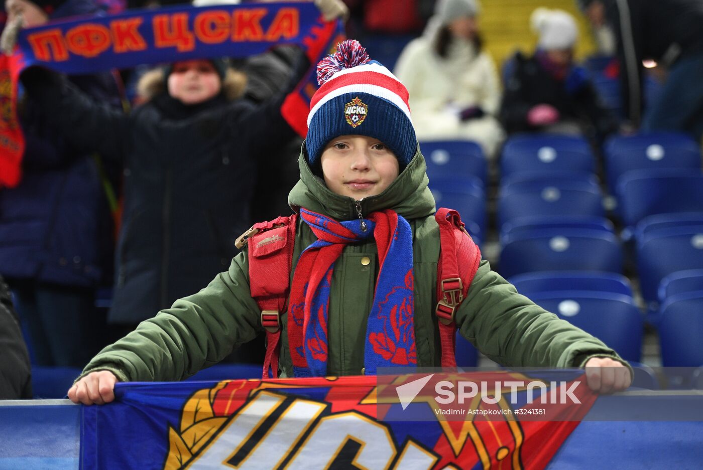 Football. UEFA Champions League. CSKA vs. Benfica