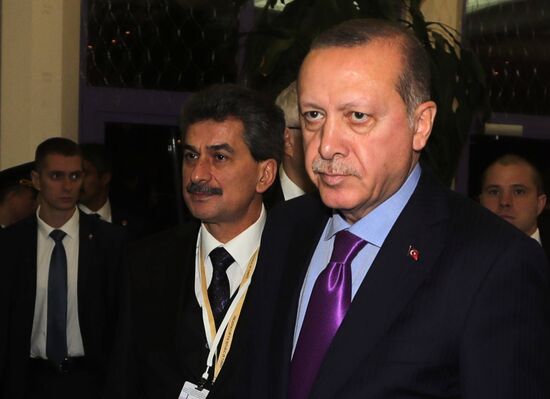 Meeting of Russian President Vladimir Putin, President of Iran Hassan Rouhani and President of Turkey Recep Tayyip Erdogan