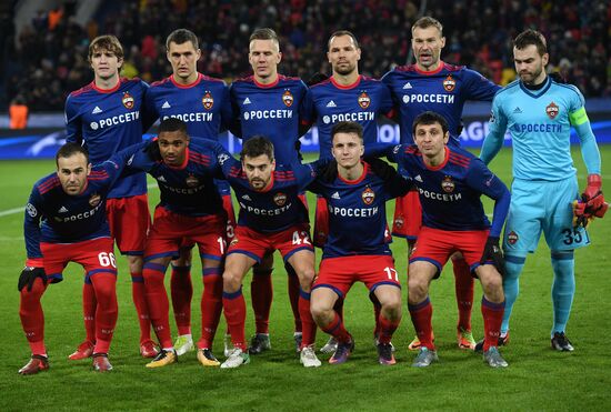 Football. UEFA Champions League. CSKA vs. Benfica