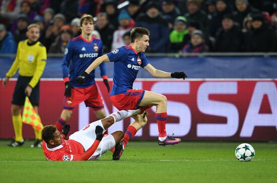 Football. UEFA Champions League. CSKA vs. Benfica