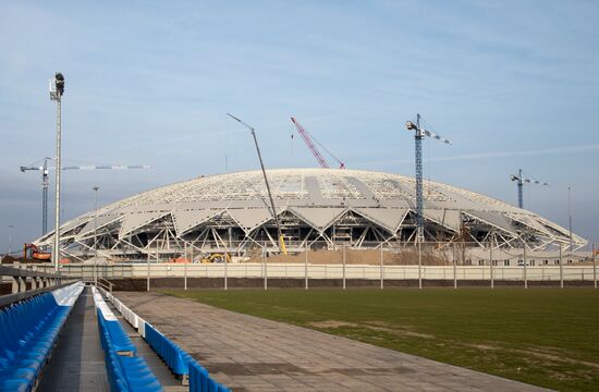 Samara Arena stadium construction site