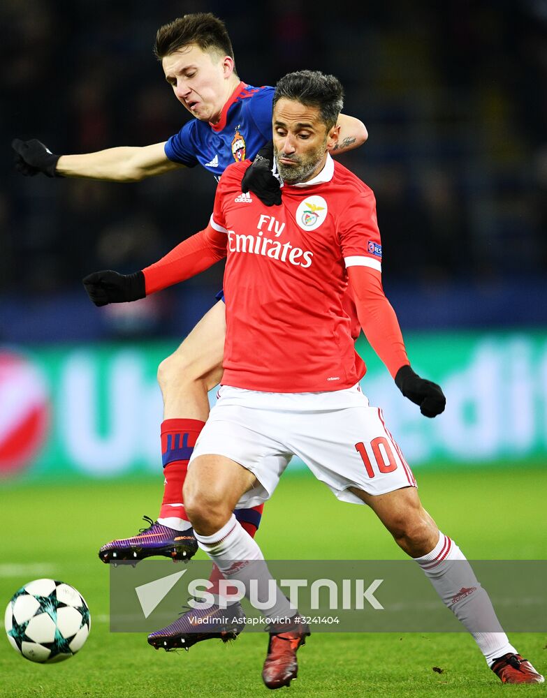 Football. UEFA Champions League. CSKA vs. Benfica