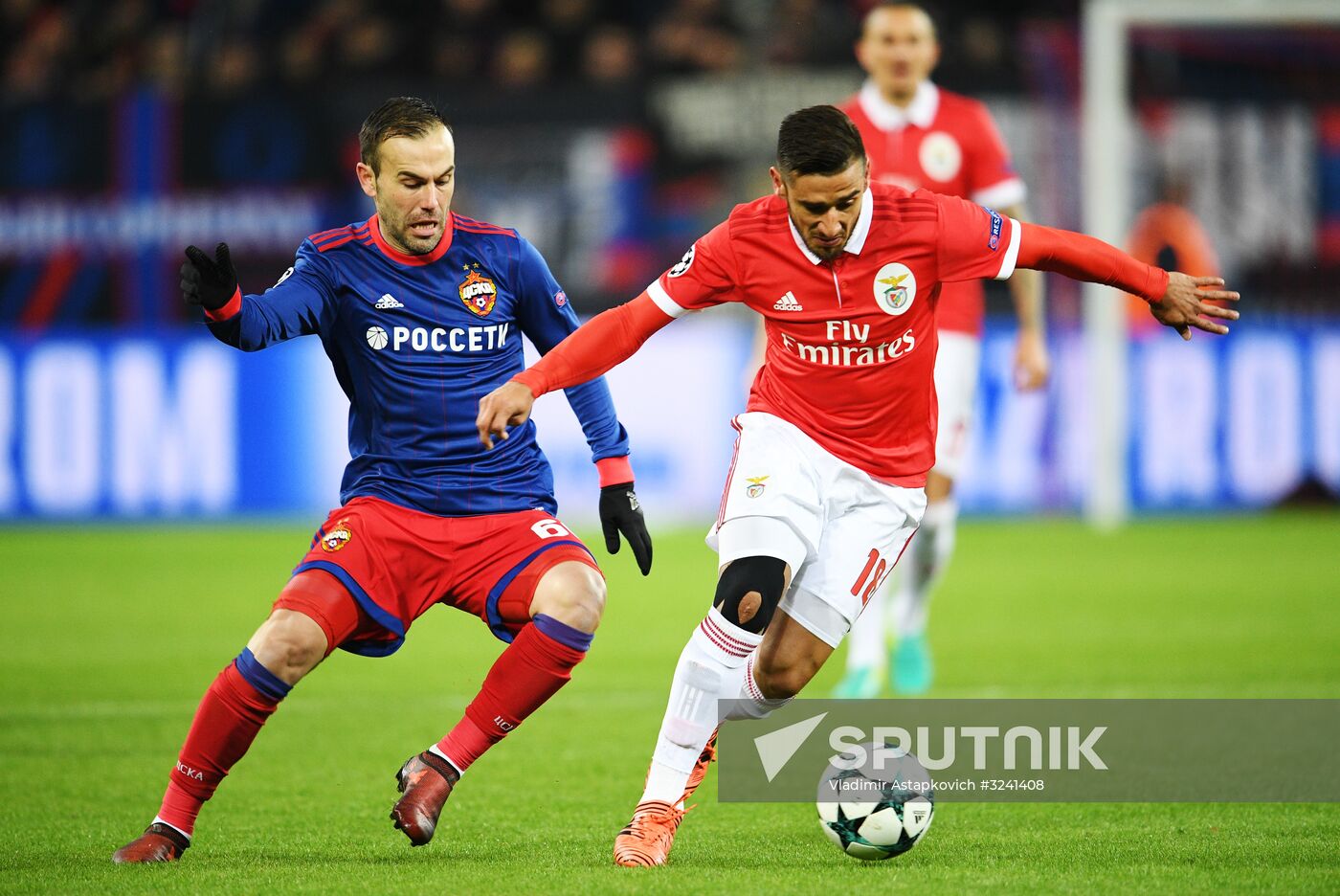 Football. UEFA Champions League. CSKA vs. Benfica