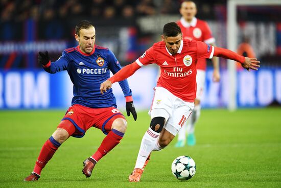 Football. UEFA Champions League. CSKA vs. Benfica