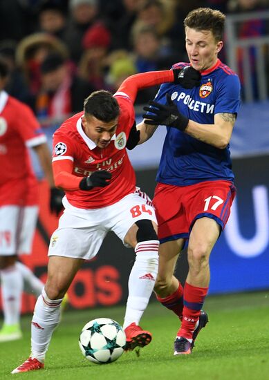 Football. UEFA Champions League. CSKA vs. Benfica