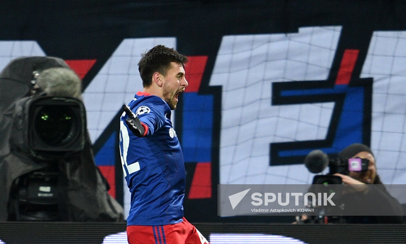 Football. UEFA Champions League. CSKA vs. Benfica