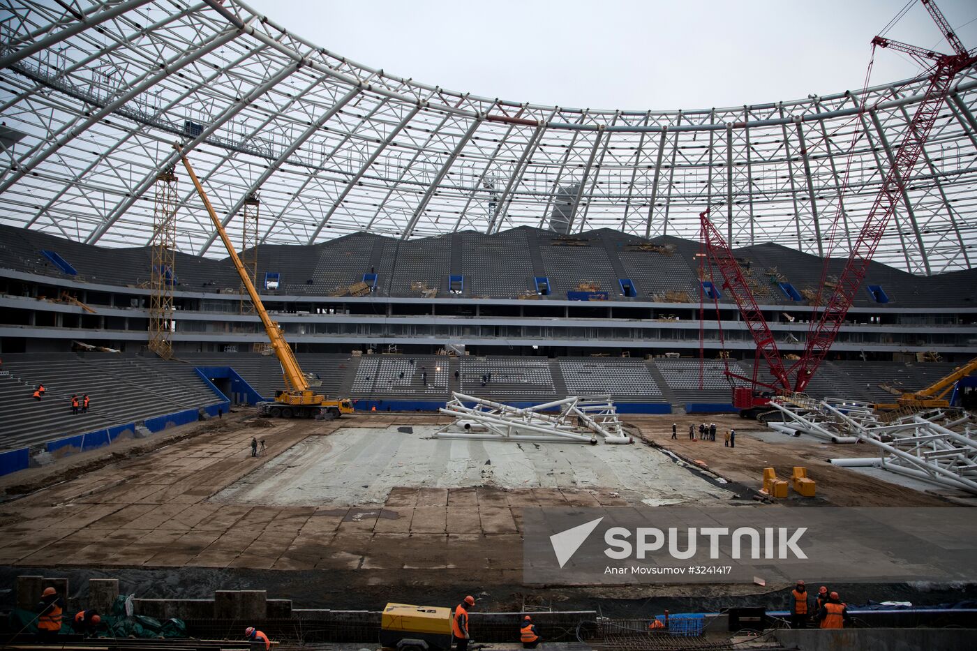 Samara Arena stadium construction site