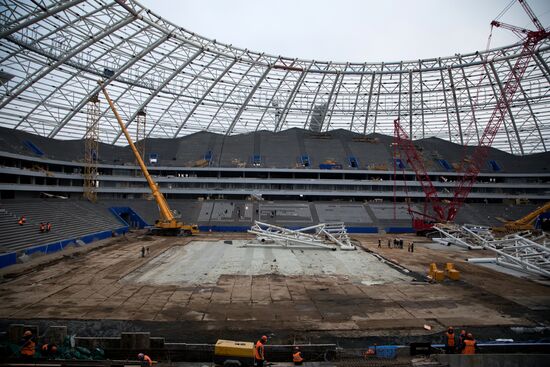 Samara Arena stadium construction site