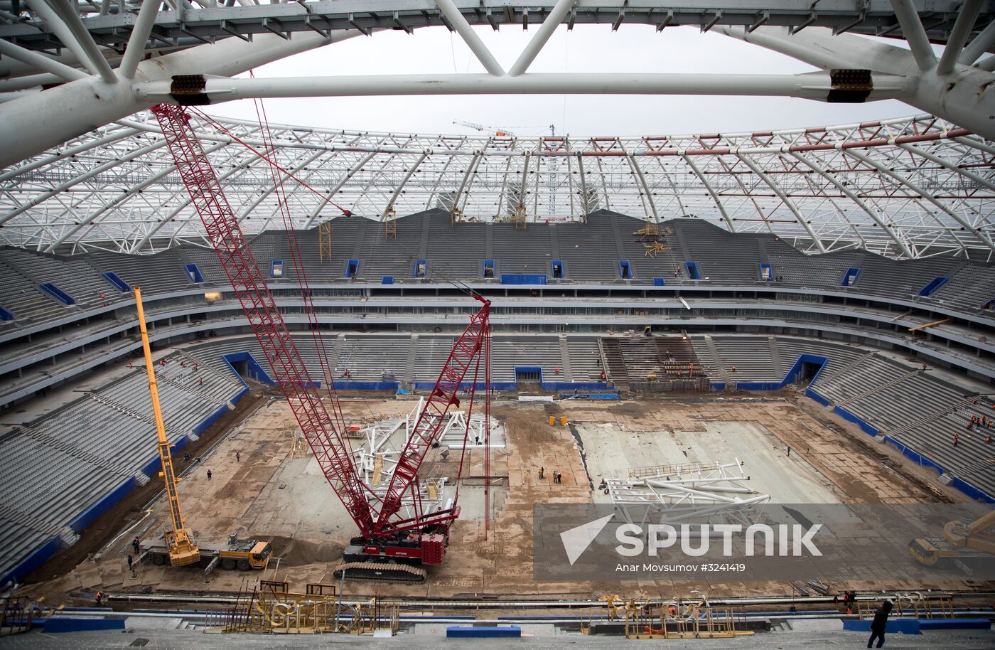 Samara Arena stadium construction site