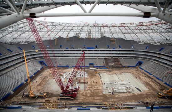 Samara Arena stadium construction site