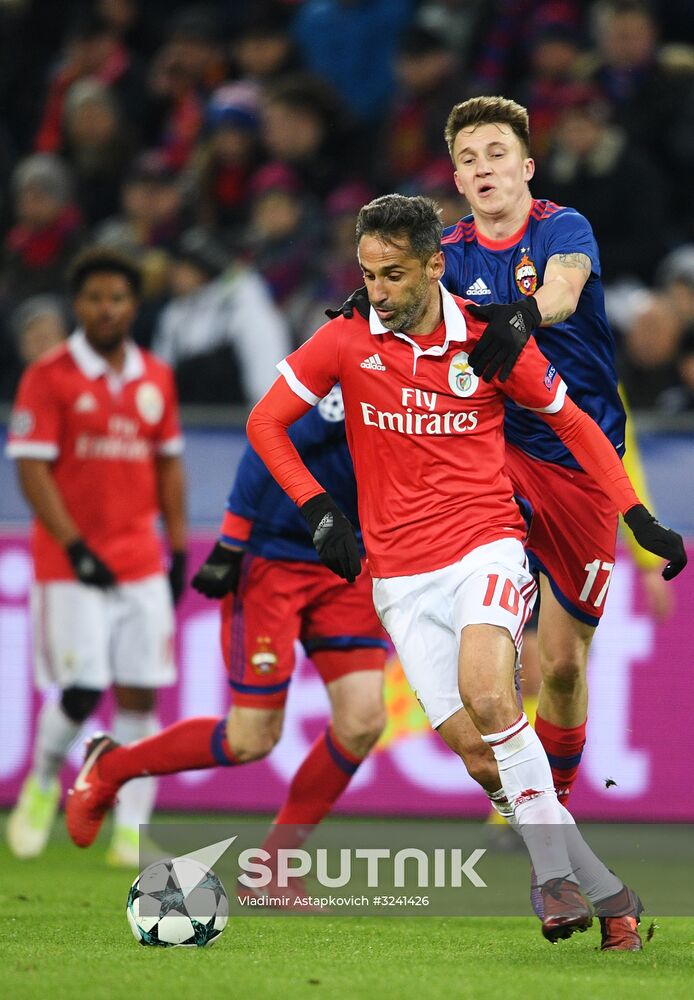 Football. UEFA Champions League. CSKA vs. Benfica