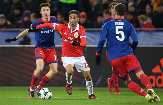 Football. UEFA Champions League. CSKA vs. Benfica