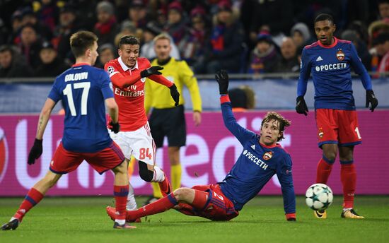 Football. UEFA Champions League. CSKA vs. Benfica