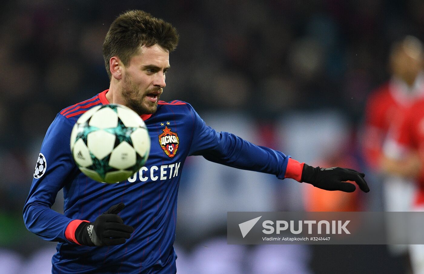 Football. UEFA Champions League. CSKA vs. Benfica