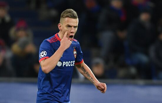 Football. UEFA Champions League. CSKA vs. Benfica