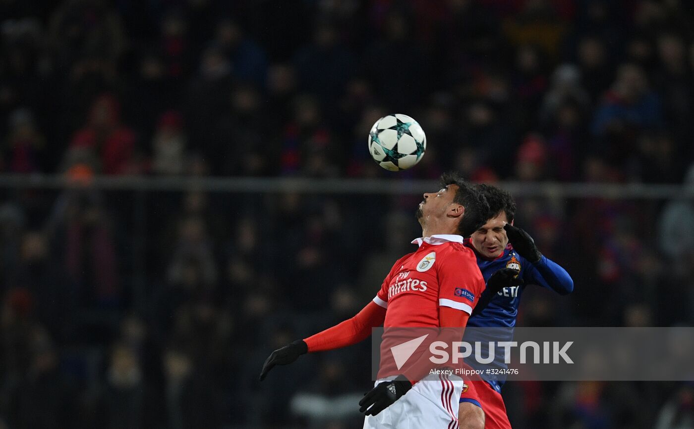Football. UEFA Champions League. CSKA vs. Benfica