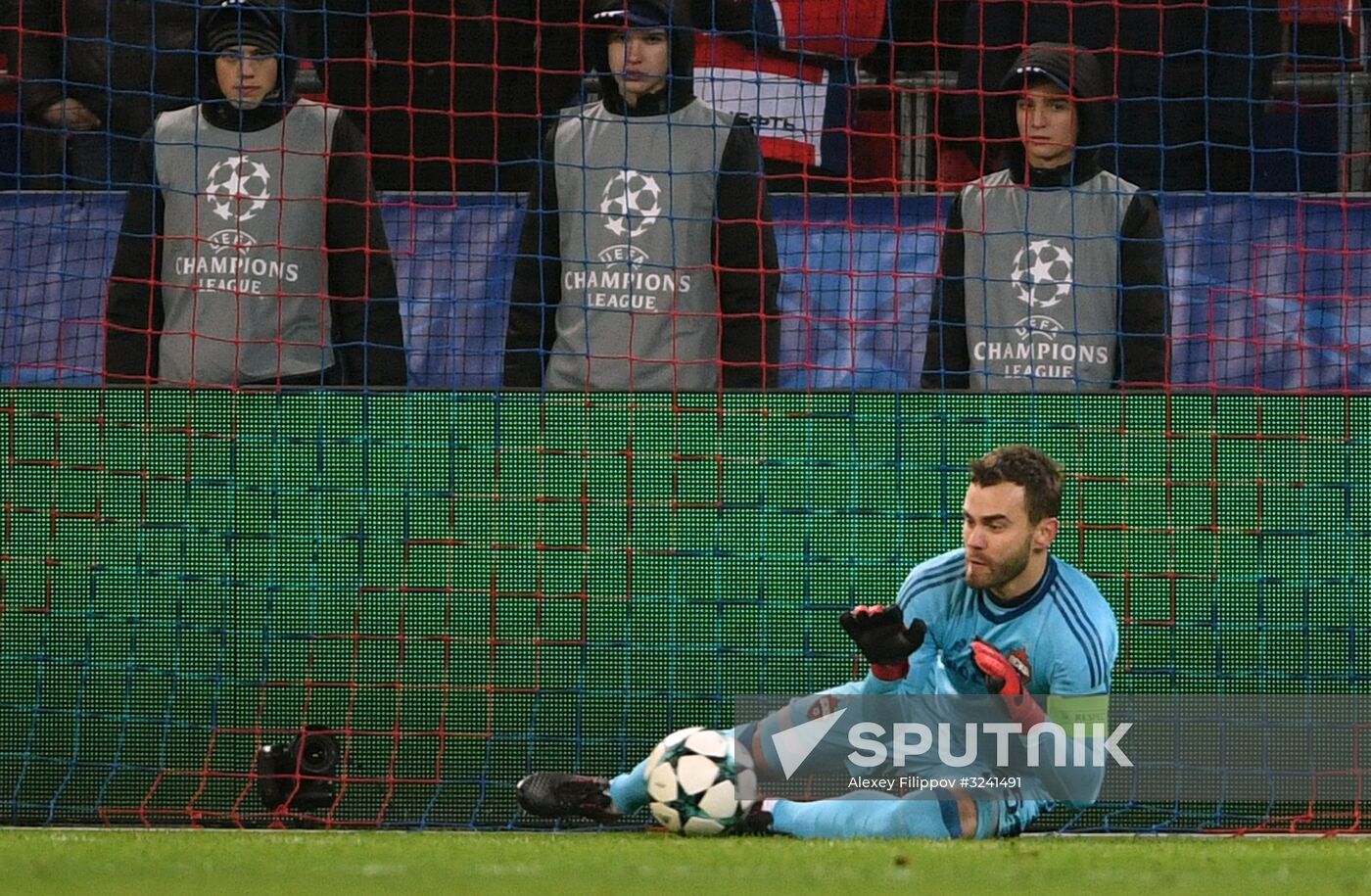 Football. UEFA Champions League. CSKA vs. Benfica