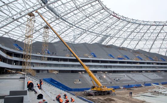 Samara Arena stadium construction site