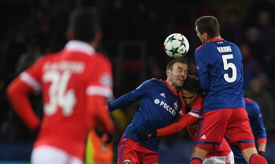 Football. UEFA Champions League. CSKA vs. Benfica