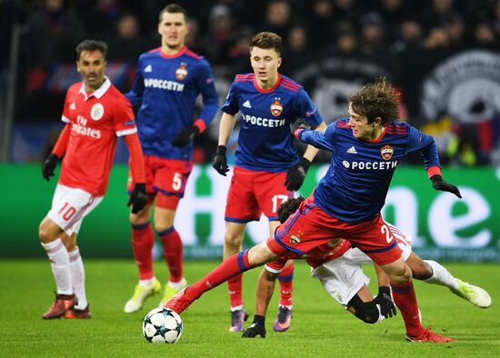 Football. UEFA Champions League. CSKA vs. Benfica
