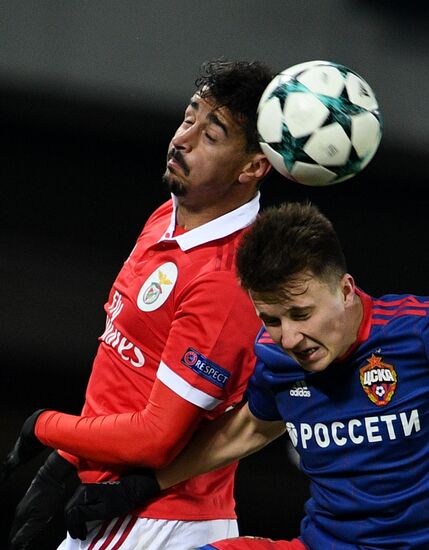 Football. UEFA Champions League. CSKA vs. Benfica