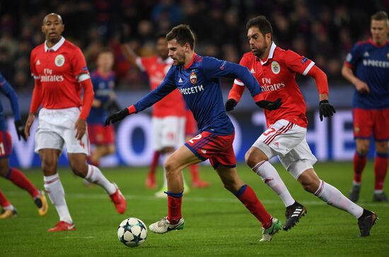 Football. UEFA Champions League. CSKA vs. Benfica