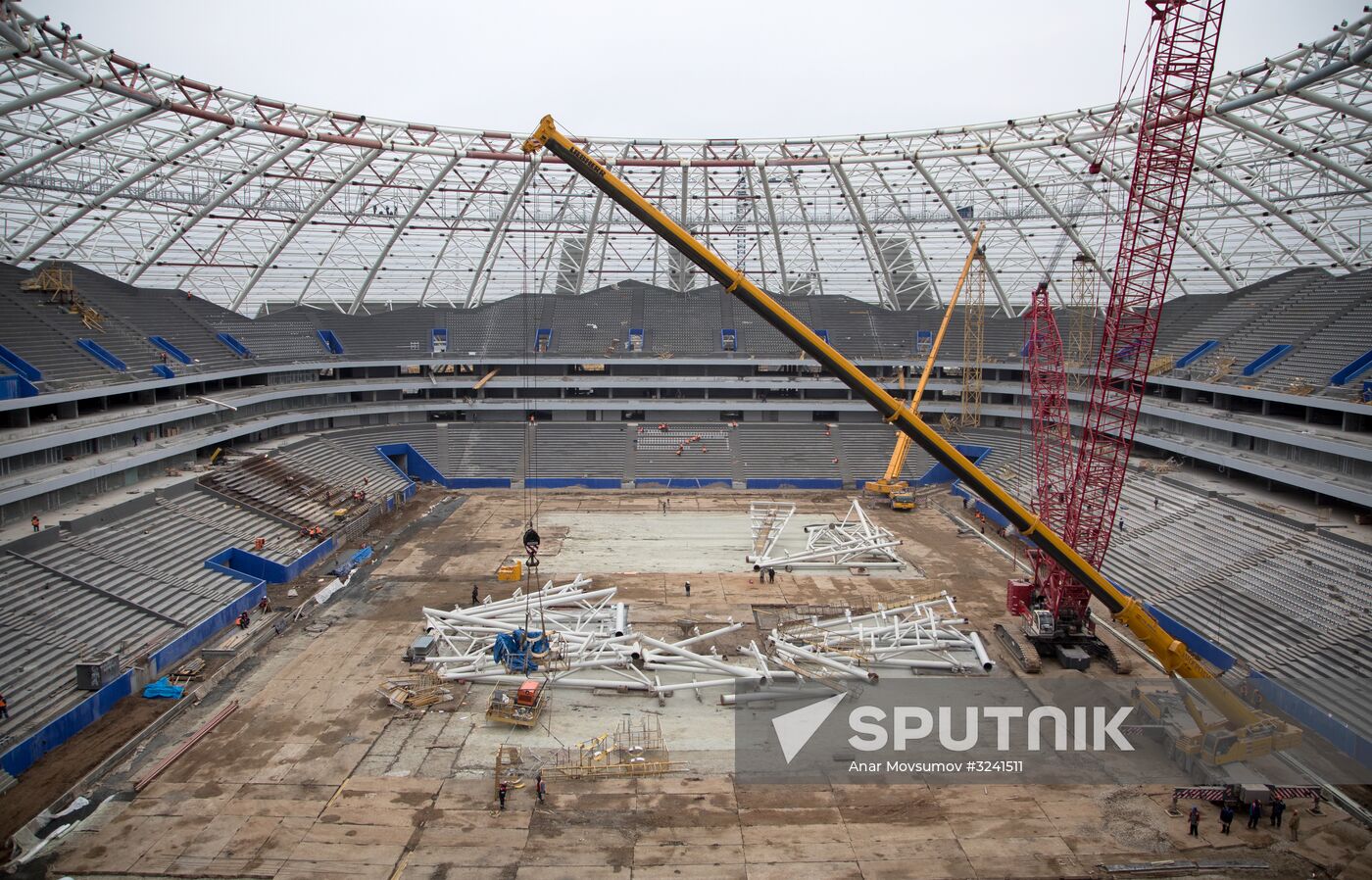 Samara Arena stadium construction site