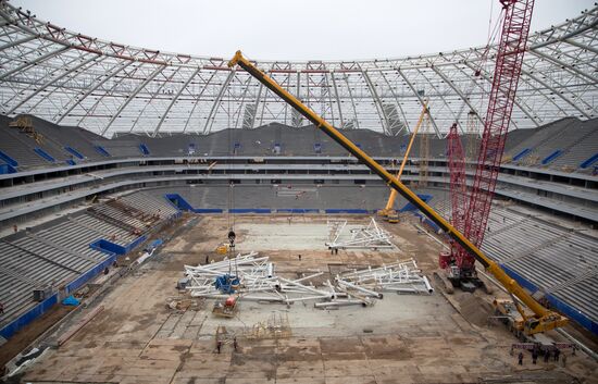 Samara Arena stadium construction site