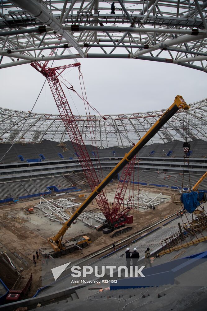 Samara Arena stadium construction site