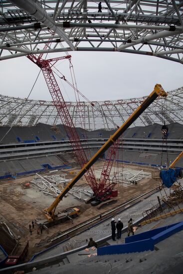 Samara Arena stadium construction site