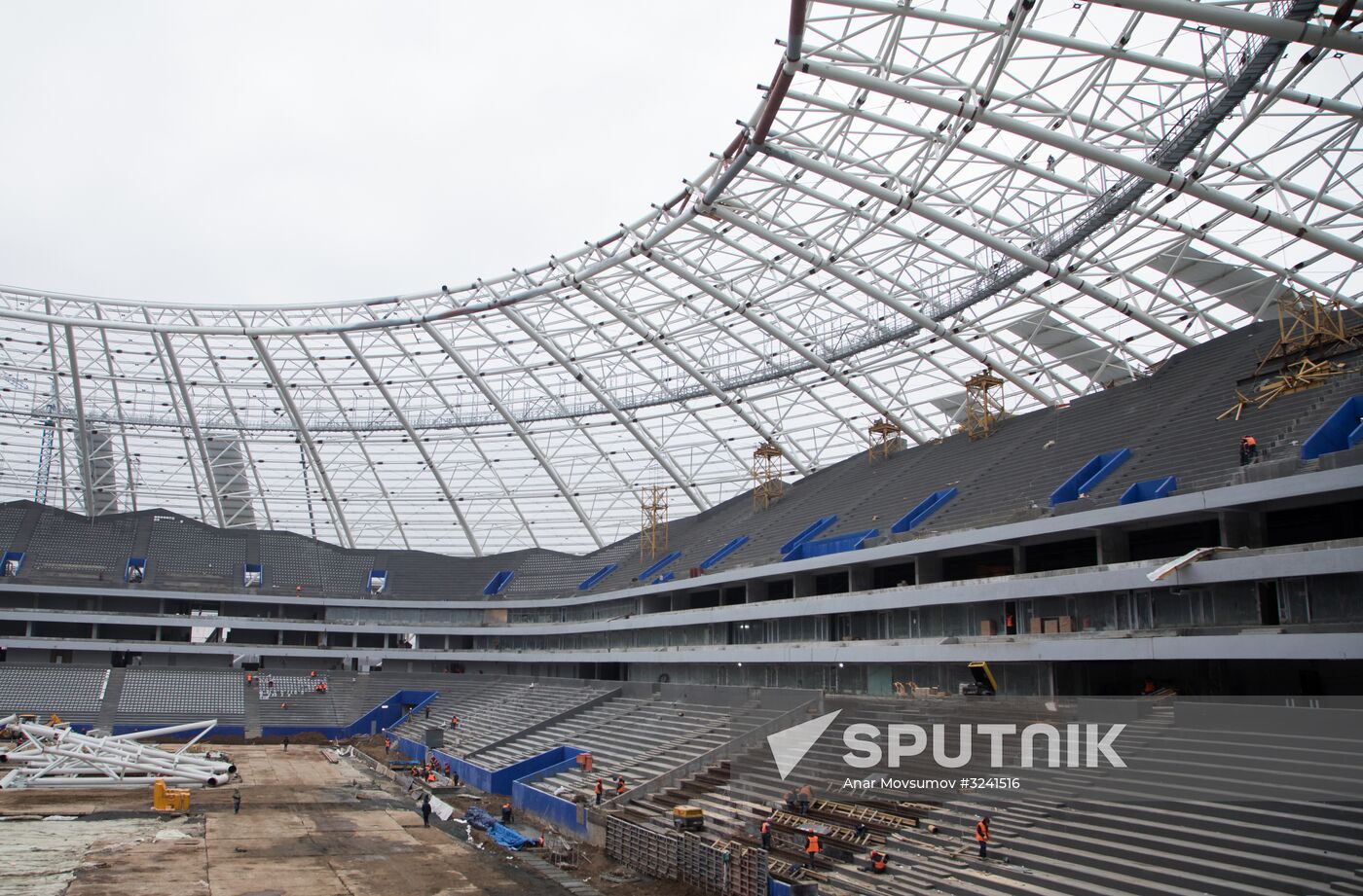 Samara Arena stadium construction site