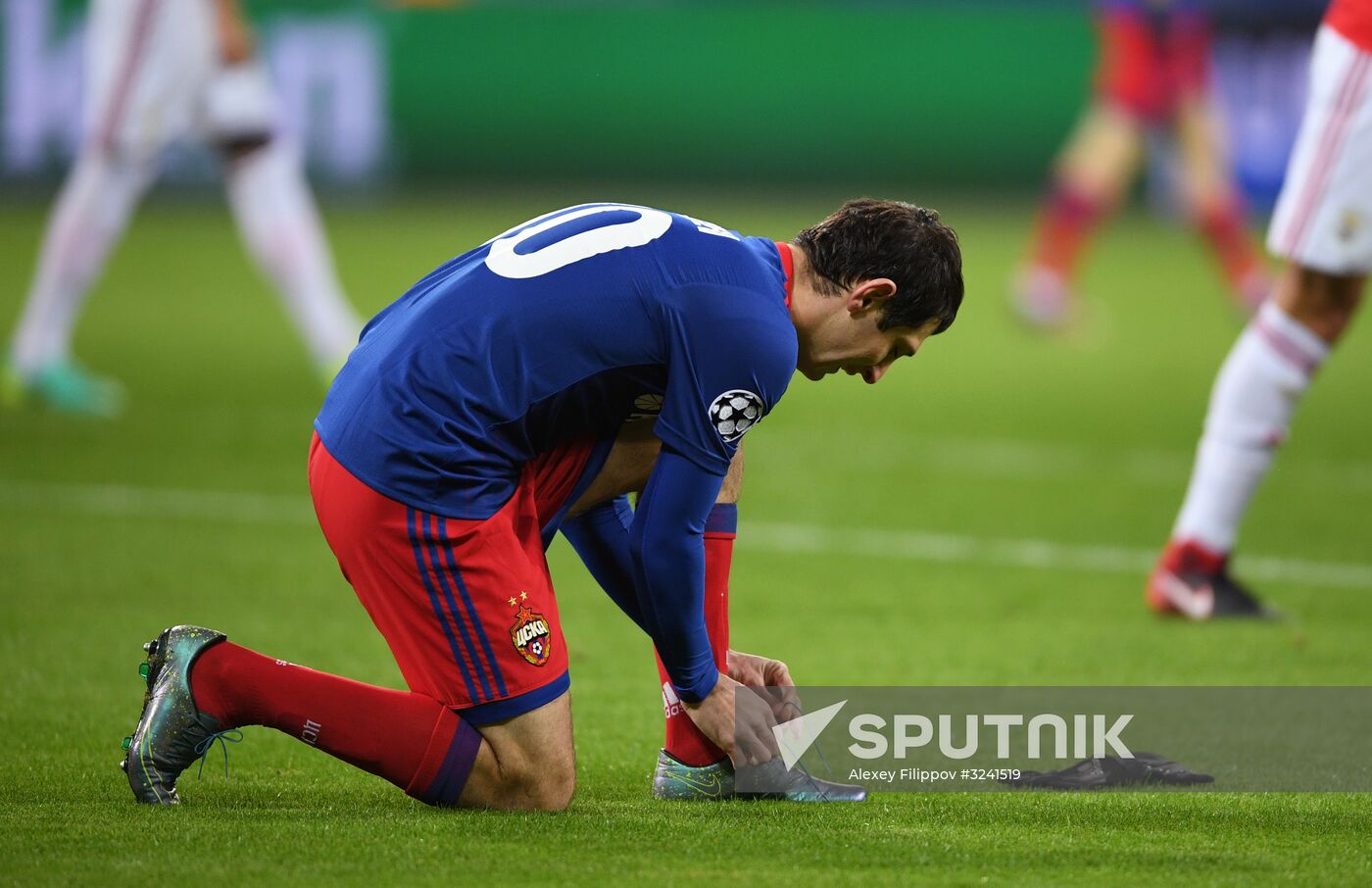 Football. UEFA Champions League. CSKA vs. Benfica