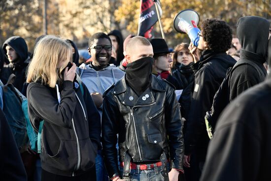 Protest against education reform in Paris