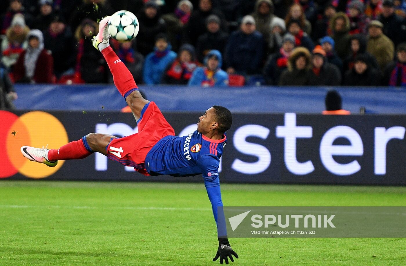 Football. UEFA Champions League. CSKA vs. Benfica