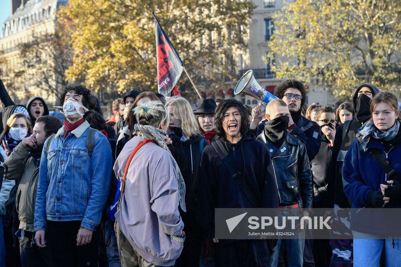 Protest against education reform in Paris