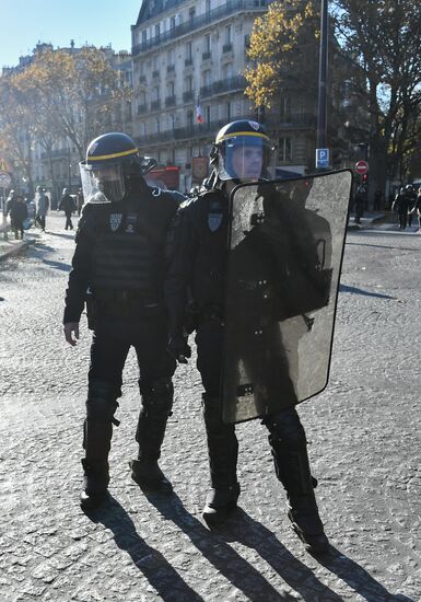 Protest against education reform in Paris